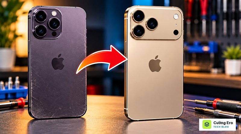 Cách Độ Vỏ iPhone 14 Pro Max Lên 18 Pro Max-1